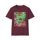AUTUMN INFUSION: Unisex Monet Tie-Dye Art T-Shirt, Relaxed Comfy Tee, Boho Style Shirt, Perfect Gift for Art Lovers, Festival Wear, Casual Everyday Clothing