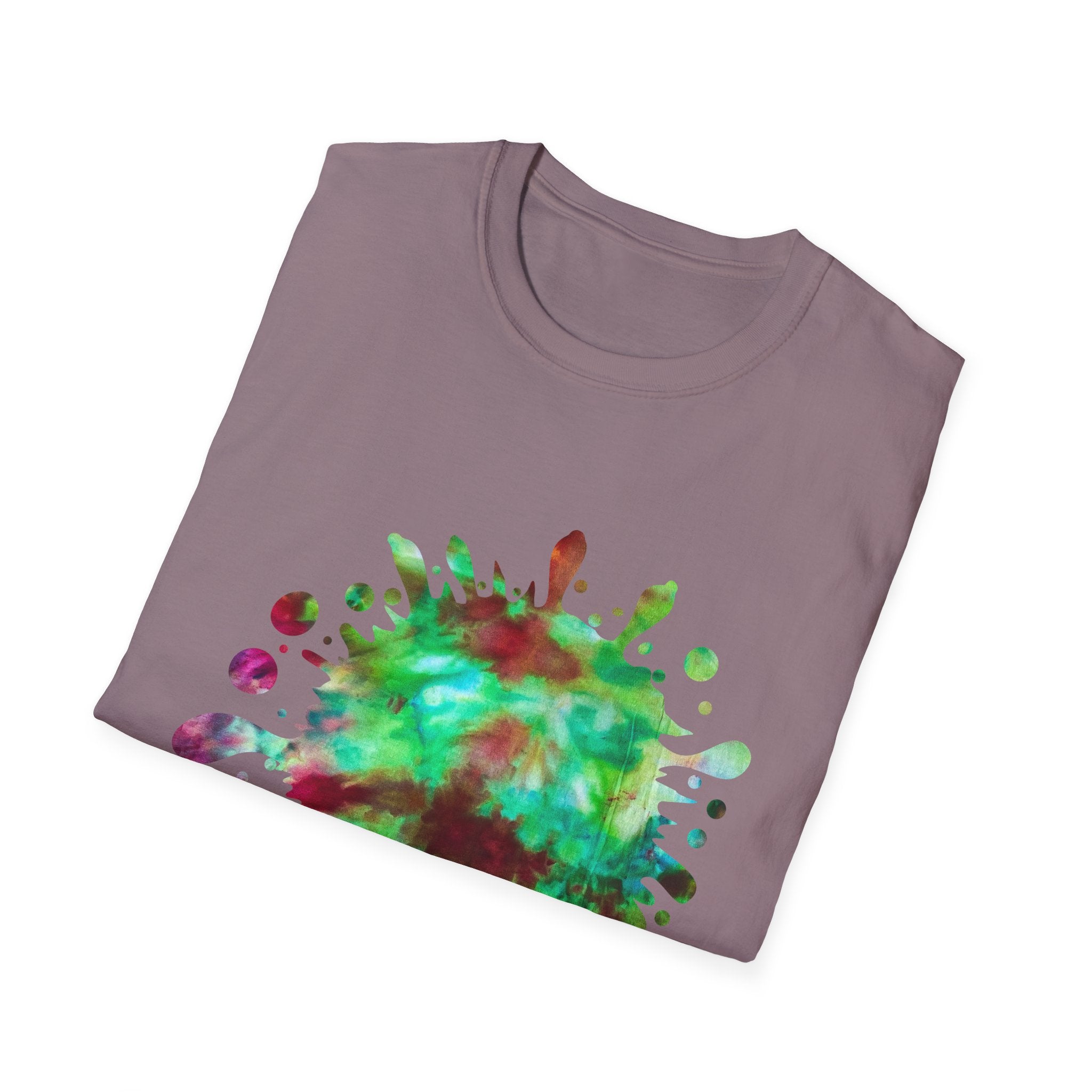 Autumn Infusion 2:  Vibrant Splash T-Shirt - Artsy Graphic Tee for Creatives, Casual Wear, Unique Gift, Summer Style, Colorful Fashion