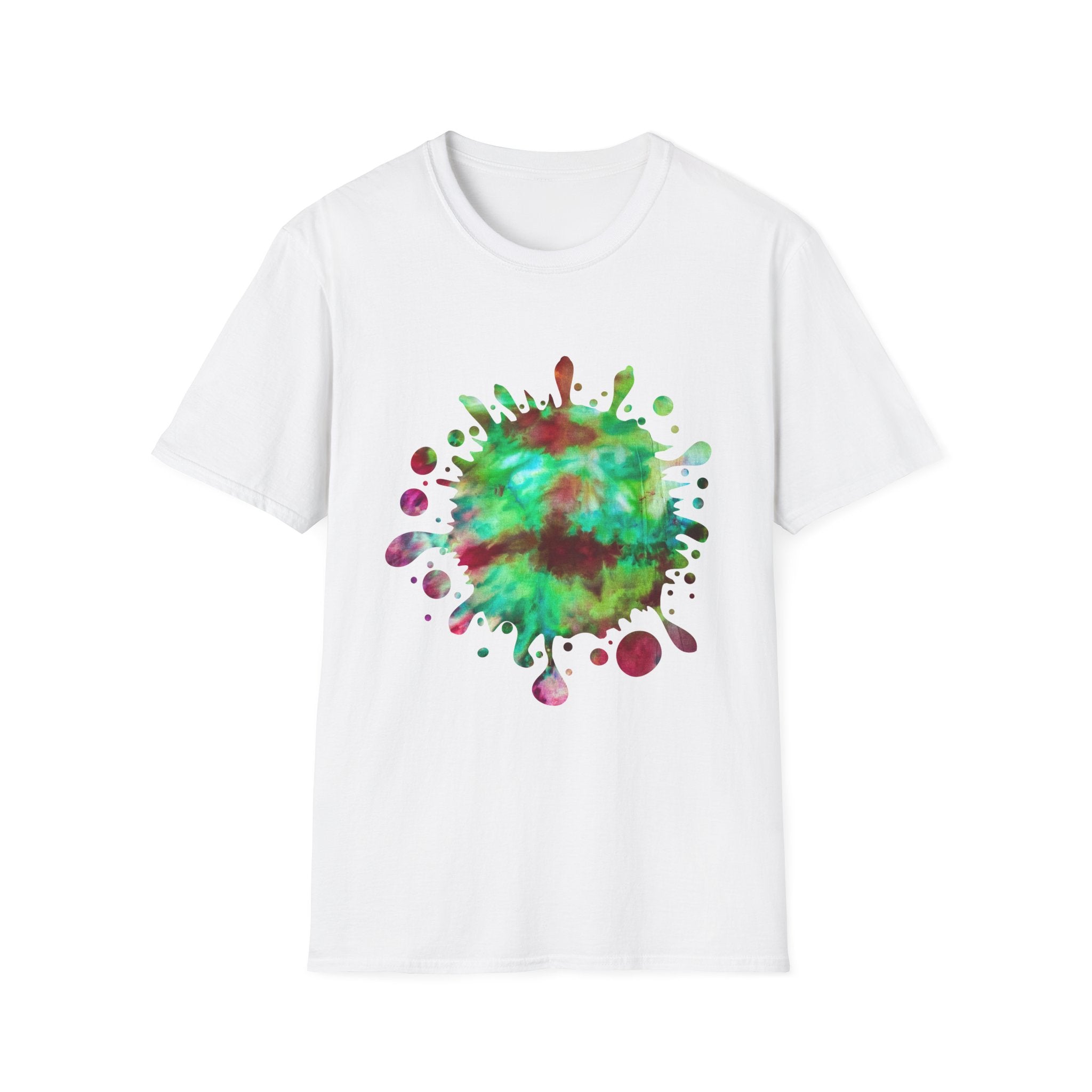 Autumn Infusion 2:  Vibrant Splash T-Shirt - Artsy Graphic Tee for Creatives, Casual Wear, Unique Gift, Summer Style, Colorful Fashion