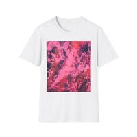 MAGENTA MADNESS;  Smash style, Vibrant Tie-Dye T-Shirt, Unisex Softstyle Tee for Festivals, Summer Vibes, Gifts for Friends, Casual Wear, Easy Fashion