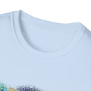 INFLECTION POINT: Monet style Colorful Tie-Dye Unisex Softstyle T-Shirt, Casual Wear, Festival Outfit, Art-Inspired, Everyday Fashion, Gift for Art Lovers