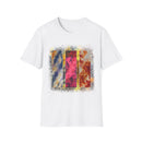 RUBICON:  Chic Vibrant Abstract Art Unisex Softstyle T-Shirt - Casual Wear, Art Lover Gift, Everyday Fashion, Unique Graphic Tee