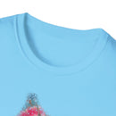 Rainbow Ballad 2: Colorful Snowy edge Tie-Dye Unisex T-Shirt, Bohemian Tee, Festival Wear, Summer Vibes, Casual Fashion, Gift for Her/Him