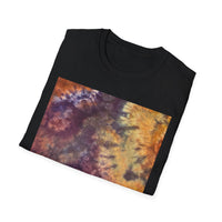 AMBER PREROGATIVE: Smash style Bohemian Tie-Dye T-Shirt, Unisex Casual Wear, Summer Festival Top, Gift for Music Lovers, Eco-Friendly Fashion