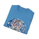 KINETIX:  Dream inspired, Spiritual Tie-Dye T-Shirt, Relaxed Vibes, Unisex Tee, Gift for Yoga Lovers, Bohemian Style, Festival Apparel