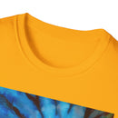 BLUE TIDE: Ocean inspired, Colorful swirl Tie-Dye Unisex T-Shirt - Boho-Chic Fashion, Summer Vibes, Gift for Him/Her, Festival Wear, Cozy Everyday Top