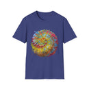Watermelon Krush 2:  Colorful Spiral Tie-Dye Unisex Softstyle T-Shirt, Summer Vibes Shirt, Festival Apparel, Gift for Her, Boho Fashion