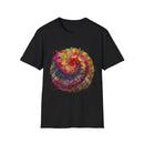 Desert Rose 2:  Vibrant Tie-Dye T-Shirt, Unisex Softstyle Tee, Boho Chic Shirt, Casual Wear, Perfect for Summer Festivals, Gift for Friends