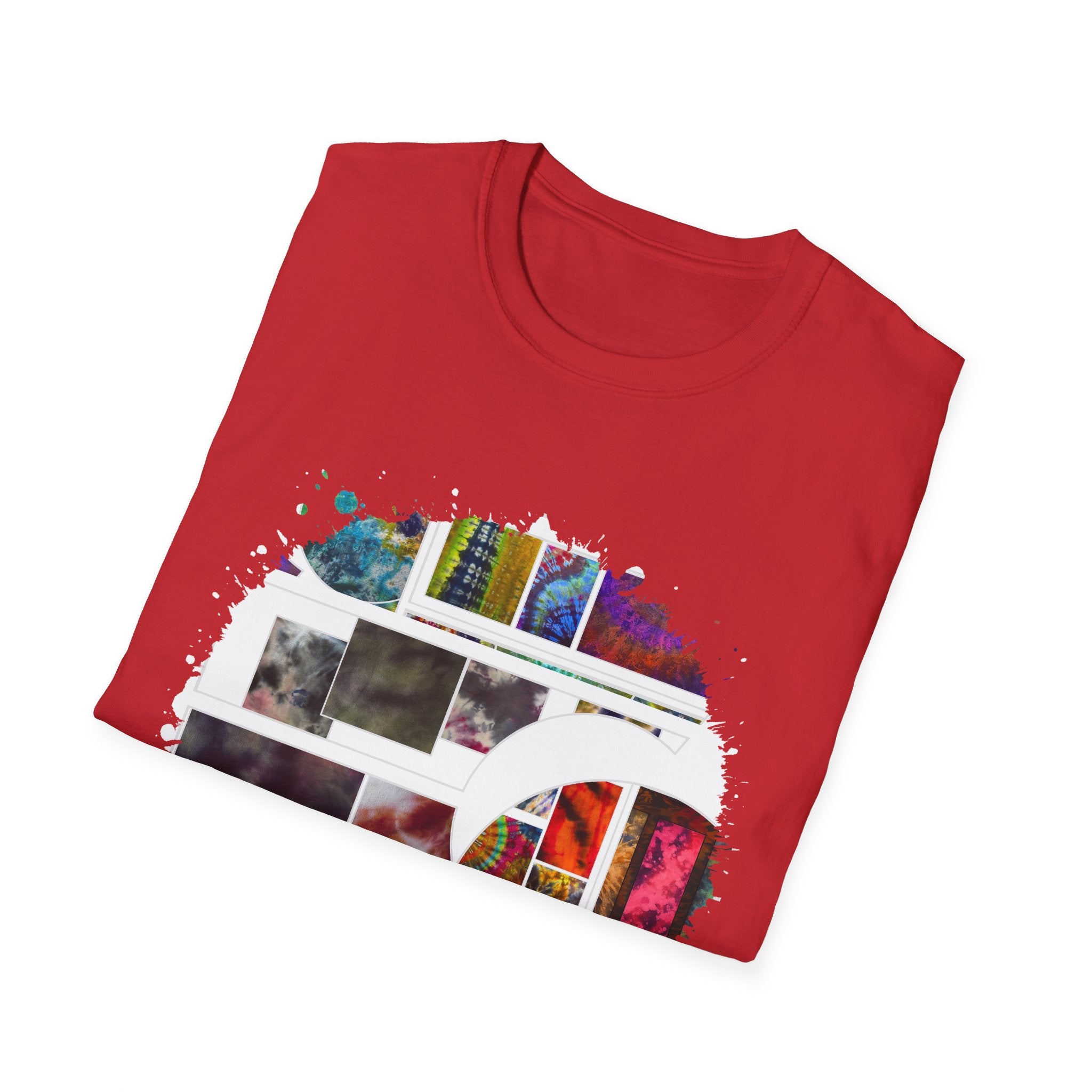 The Dilemma 2:  Colorful Collage Unisex Softstyle T-Shirt - Vibrant Art Tee, Casual Wear, Unique Gift, Graphic Tee, Everyday Essentials, Trendy Fashion