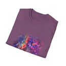 Bombay Blitz 2:  Vibrant Abstract Art T-Shirt | Unisex Softstyle Tee, Colorful Graphic Shirt, Trendy Casual Wear, Unique Gift for Art Lovers