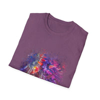 Bombay Blitz 2:  Vibrant Abstract Art T-Shirt | Unisex Softstyle Tee, Colorful Graphic Shirt, Trendy Casual Wear, Unique Gift for Art Lovers