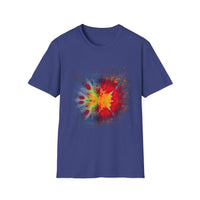 Supersonic 2:  Vibrant Splash Art Unisex T-Shirt, Colorful Tee, Casual Wear, Festival Shirt, Graphic Tee, Gift for Art Lovers