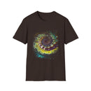 Temptation 2:  Colorful Spiral Art Unisex Softstyle T-Shirt, Casual Wear, Gift for Art Lovers, Eco-Friendly Tee, Summer Fashion