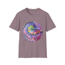 Dragonfly Destiny 2:  Colorful Tie-Dye Unisex T-Shirt, Boho Shirt, Casual Wear, Summer Style, Gift for Her, Festival Fashion, Spiritual Outfit
