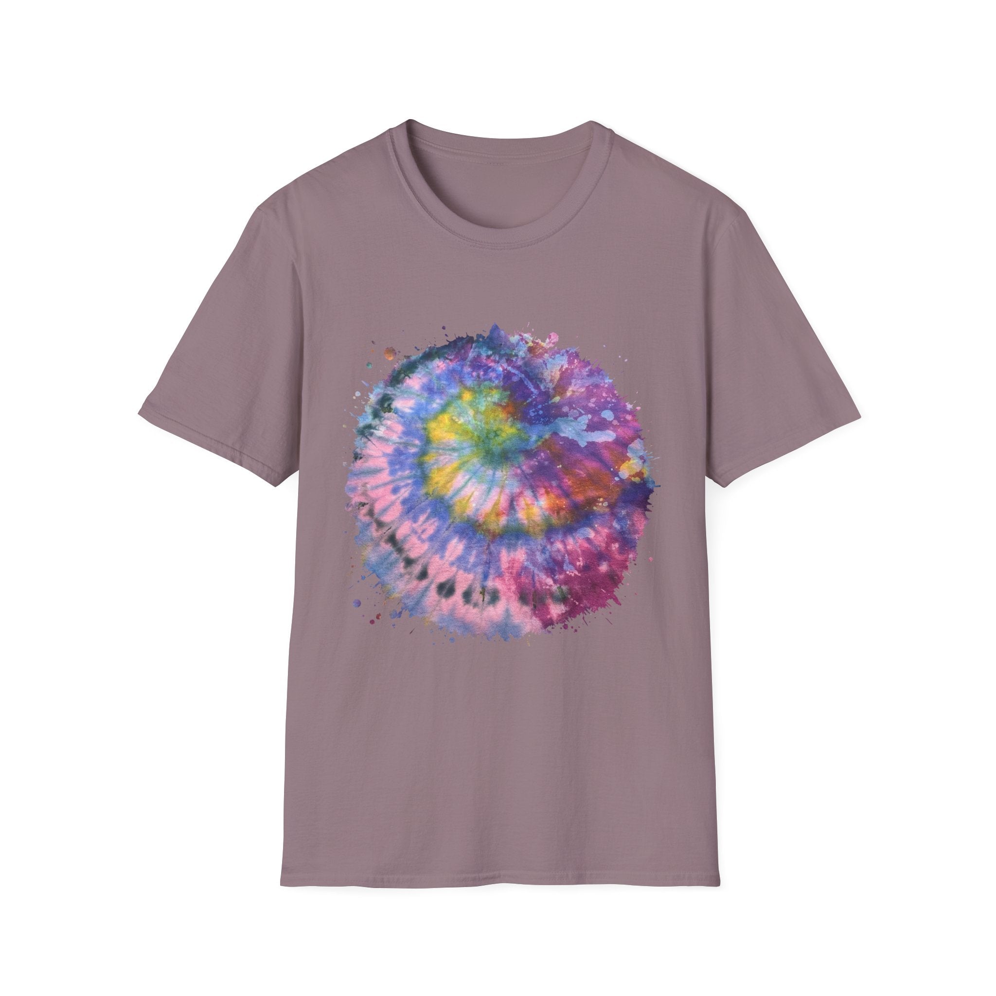Dragonfly Destiny 2:  Colorful Tie-Dye Unisex T-Shirt, Boho Shirt, Casual Wear, Summer Style, Gift for Her, Festival Fashion, Spiritual Outfit