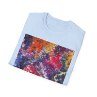FIFTH DIMENSION: Galaxy style, Vibrant Tie-Dye Unisex T-Shirt - Perfect for Summer Festivals, Casual Outfits, Gifts, Beach Days, and Relaxed Vibes