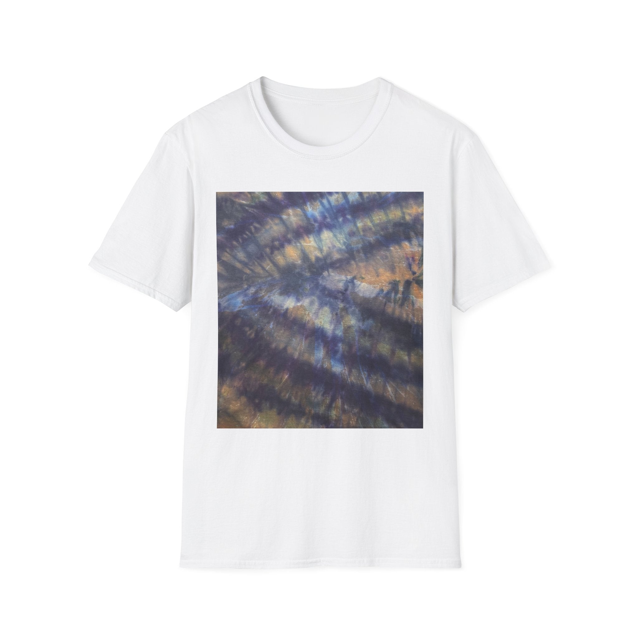 BLUE ON COPPER: Rebel Tie-Dye T-Shirt | Soft Cotton Tee, Festival Wear, Casual Outfit, Gift for Her, Eco-Friendly Apparel