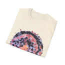 Tangerine Tiger 2:  Artistic Tie-Dye Unisex Softstyle T-Shirt, Casual Wear, Festival Outfit, Gift for Him/Her, Summer Vibes, Eco-Friendly Fashion