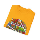 San Mateo Magic 2:  Vibrant Artistic Unisex T-Shirt, Colorful Graphic Tee, Trendy Casual Shirt, Unique Gift for Art Lovers, Summer Essential