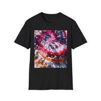HARDCORE HARMONY: Smash Style Tie-Dye Vibe Unisex Softstyle T-Shirt, Party Wear, Music Festival Shirt, Summer Clothing, Gift for Him/Her