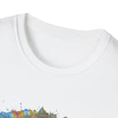 Watermelon Krush 2:  Colorful Spiral Tie-Dye Unisex Softstyle T-Shirt, Summer Vibes Shirt, Festival Apparel, Gift for Her, Boho Fashion