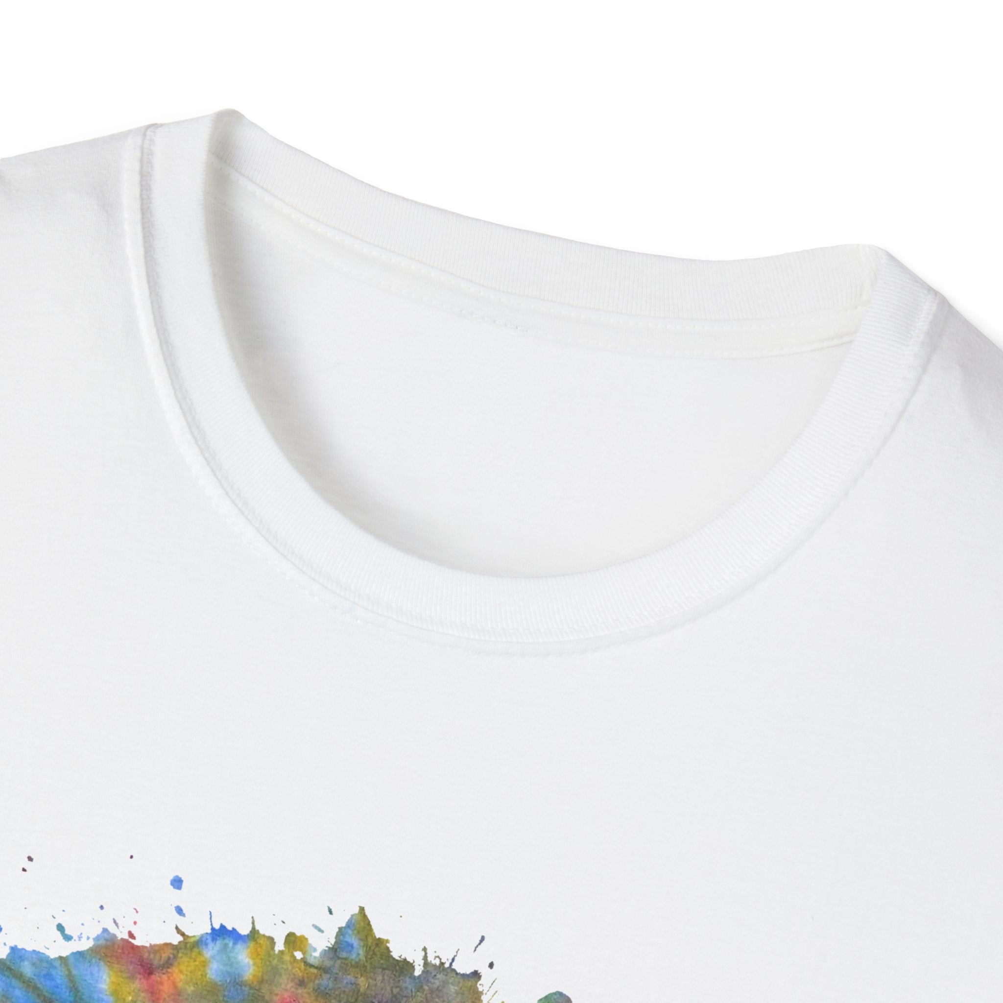 Watermelon Krush 2:  Colorful Spiral Tie-Dye Unisex Softstyle T-Shirt, Summer Vibes Shirt, Festival Apparel, Gift for Her, Boho Fashion