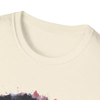 Tangerine Tiger 2:  Artistic Tie-Dye Unisex Softstyle T-Shirt, Casual Wear, Festival Outfit, Gift for Him/Her, Summer Vibes, Eco-Friendly Fashion