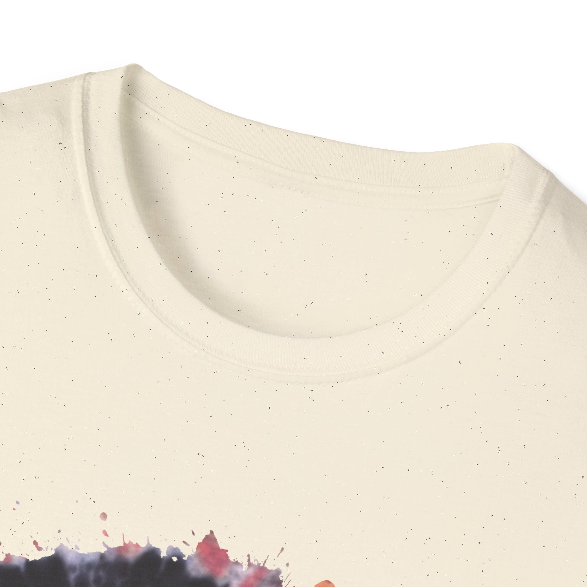 Tangerine Tiger 2:  Artistic Tie-Dye Unisex Softstyle T-Shirt, Casual Wear, Festival Outfit, Gift for Him/Her, Summer Vibes, Eco-Friendly Fashion