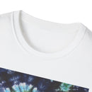 COBALT TORNADO: Tie-Dye Spiral Unisex T-Shirt, Bohemian Style Tee, Festival Apparel, Casual Wear, Gift for Him or Her