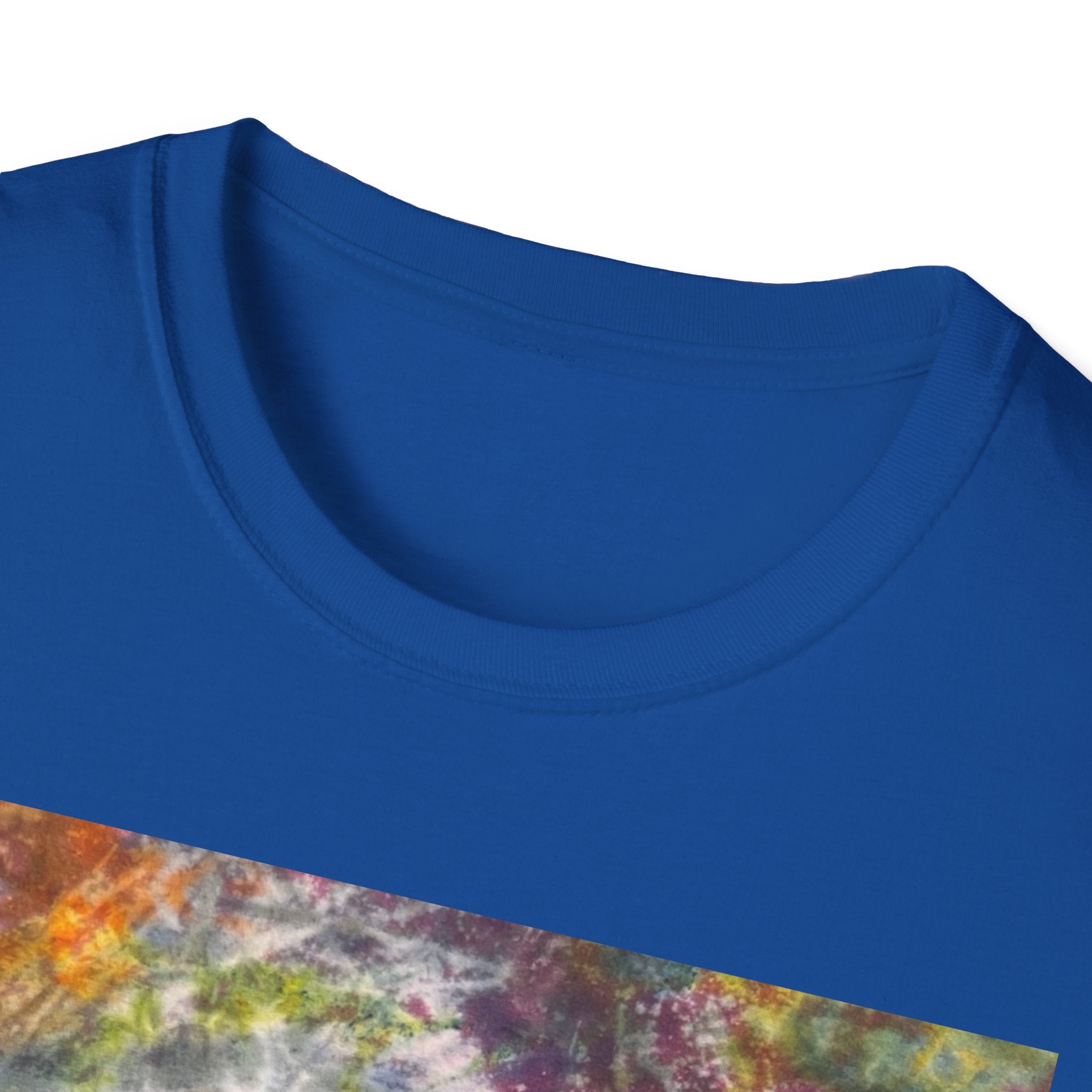 CORNUCOPIA:  Grunge style tie dye, Unisex Softstyle T-Shirt