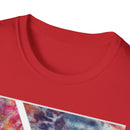 KALEIDOSCOPE: Earth inspired tie dye collage, Unisex Softstyle T-Shirt