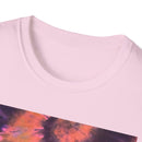 INDIGO ODYSSEY:  Half Swirl tie dye, Colorful Tie-Dye Unisex Softstyle T-Shirt, Summer Vibes Tee, Festival Apparel, Gift for Him/Her, Casual Wear, Retro Style