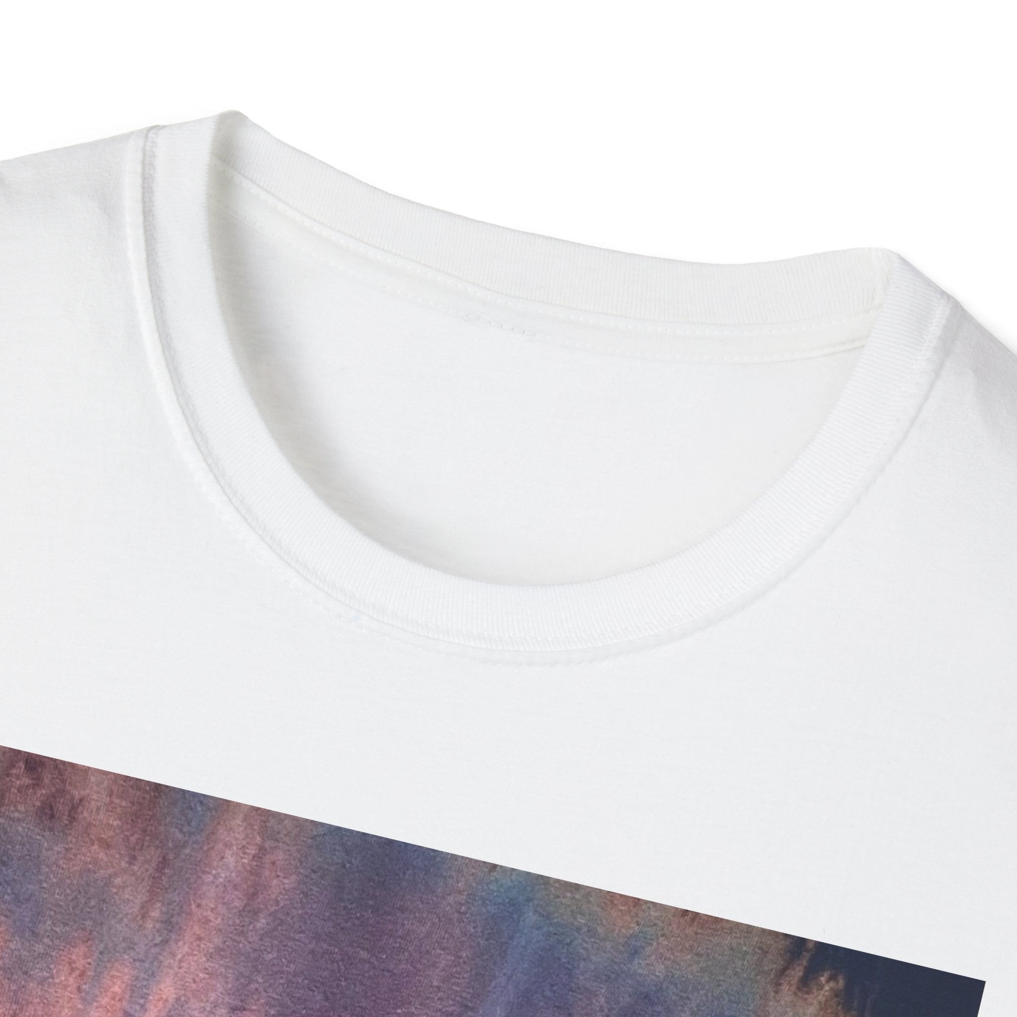 MOMENTUM: Northern Lights inspired, Edgy, Vibrant Tie-Dye Unisex T-Shirt, Softstyle Tee for Summer, Casual Wear, Fashion Statement, Gift for Friends, Festival Outfit, Relaxed Fit