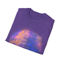HURRICANE RIDGE: Vibrant Abstract Art T-Shirt | Unisex Softstyle Tee, Casual Wear, Gift for Art Lovers, Summer Vibes, Unique Statement Piece