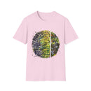 Blueberry Bliss 2:  Nature-Inspired Unisex Softstyle T-Shirt, Graphic Tee, Eco-Friendly Apparel, Earthy Vibe Shirt, Casual Wear, Nature Lover Gift