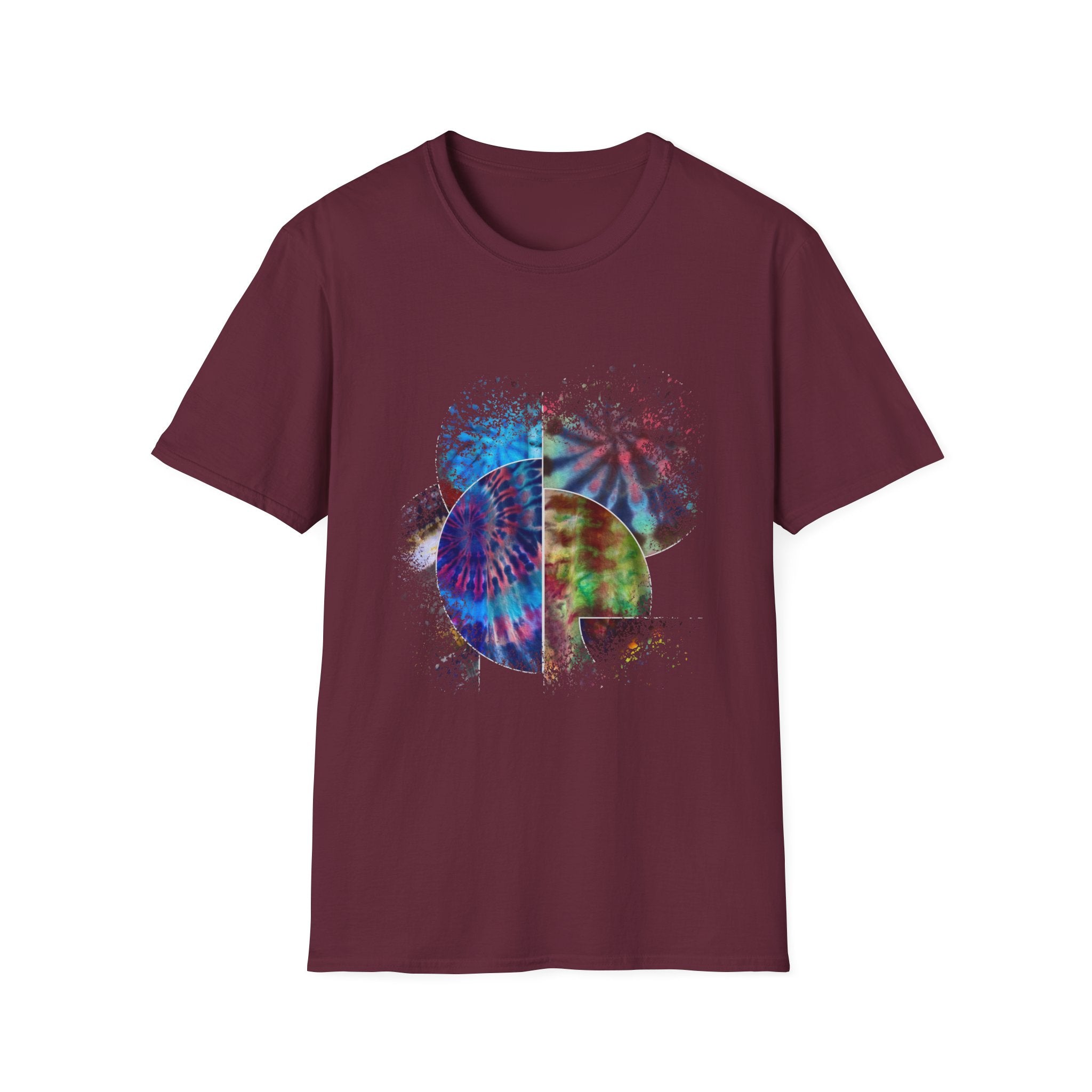 Tenacity 2:  Colorful Tie-Dye Unisex Softstyle T-Shirt, Casual Wear, Gift for Art Lovers, Summer Vibes, Festival Clothing