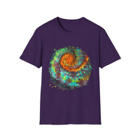 Whiplash 2:  Vibrant Spiral Tie-Dye Unisex T-Shirt, Soft Tee, Colorful Casual Tee, Summer Style shirt, Eco-friendly Gift, Festival Wear