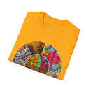 Synchronicity 2:  Colorful Tie-Dye Unisex T-Shirt, Boho Chic Tees, Summer Vibes Shirt, Festival Wear, Gift for Friends, Relaxed Fit Tops