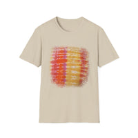 TEQUILA SUNRISE: Horizon inspired, beach vibe Tie-Dye Unisex Softstyle T-Shirt, Casual Wear, Summer Vibes, Festival Outfit, Gift for Friends, Tie Dye Shirt