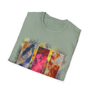 RUBICON:  Chic Vibrant Abstract Art Unisex Softstyle T-Shirt - Casual Wear, Art Lover Gift, Everyday Fashion, Unique Graphic Tee
