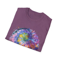 Dragonfly Destiny 2:  Colorful Tie-Dye Unisex T-Shirt, Boho Shirt, Casual Wear, Summer Style, Gift for Her, Festival Fashion, Spiritual Outfit