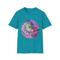 Dragonfly Destiny 2:  Colorful Tie-Dye Unisex T-Shirt, Boho Shirt, Casual Wear, Summer Style, Gift for Her, Festival Fashion, Spiritual Outfit
