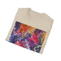 FIFTH DIMENSION: Galaxy style, Vibrant Tie-Dye Unisex T-Shirt - Perfect for Summer Festivals, Casual Outfits, Gifts, Beach Days, and Relaxed Vibes
