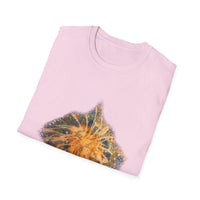 Eternal Starfire 2:  Boho Floral Snowy edge, Unisex T-Shirt - Cozy Casual Wear, Nature Lover Gift, Summer Vibes, Festival Attire, Everyday Comfort