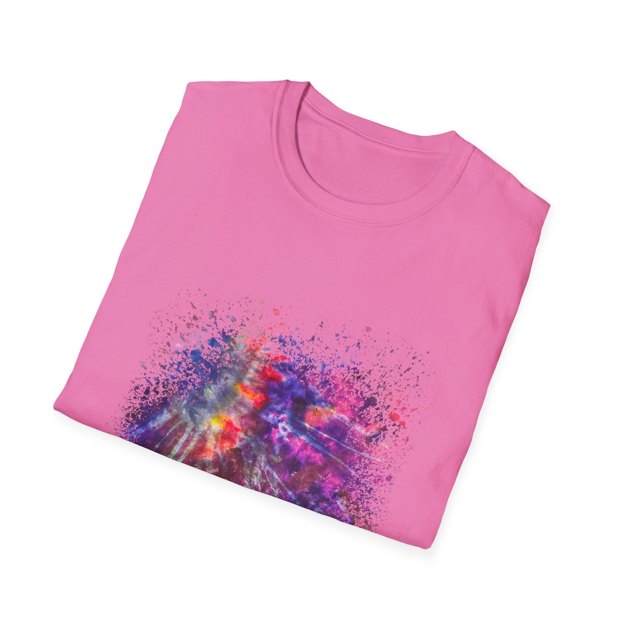 Bombay Blitz 2:  Vibrant Abstract Art T-Shirt | Unisex Softstyle Tee, Colorful Graphic Shirt, Trendy Casual Wear, Unique Gift for Art Lovers