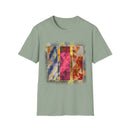 RUBICON:  Chic Vibrant Abstract Art Unisex Softstyle T-Shirt - Casual Wear, Art Lover Gift, Everyday Fashion, Unique Graphic Tee