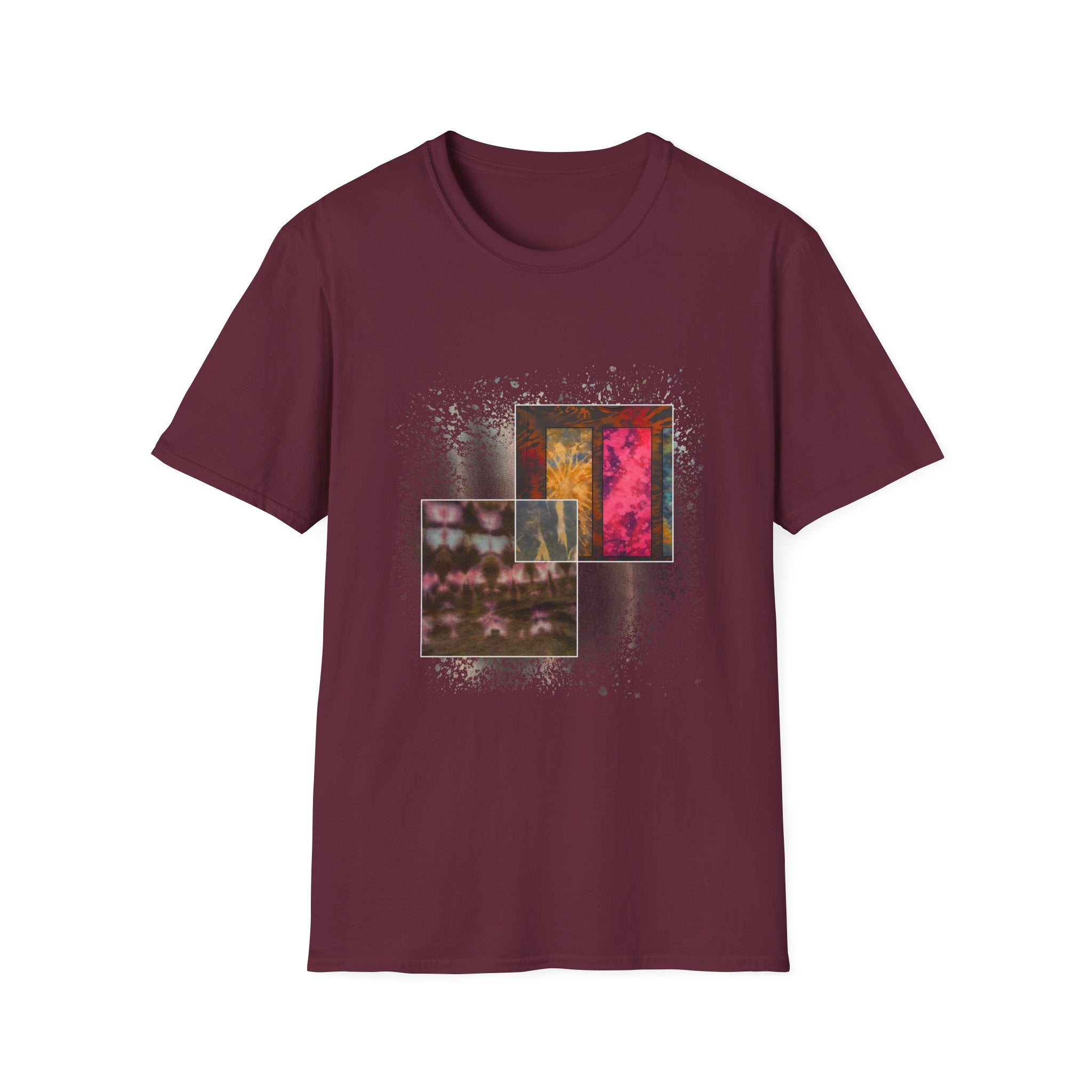 Smoke and Mirrors 2:  Vibrant Art Graphic Tee, Unisex Softstyle T-Shirt, Casual Wear, Stylish Gift, Artistic Fashion, Everyday Comfort, Unique Design