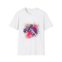 Fifth Dimension 2:  Cool Splash Art Unisex Softstyle T-Shirt, Colorful Tee, Casual Wear, Birthday Gift, Art Lover Shirt, Graphic Tee