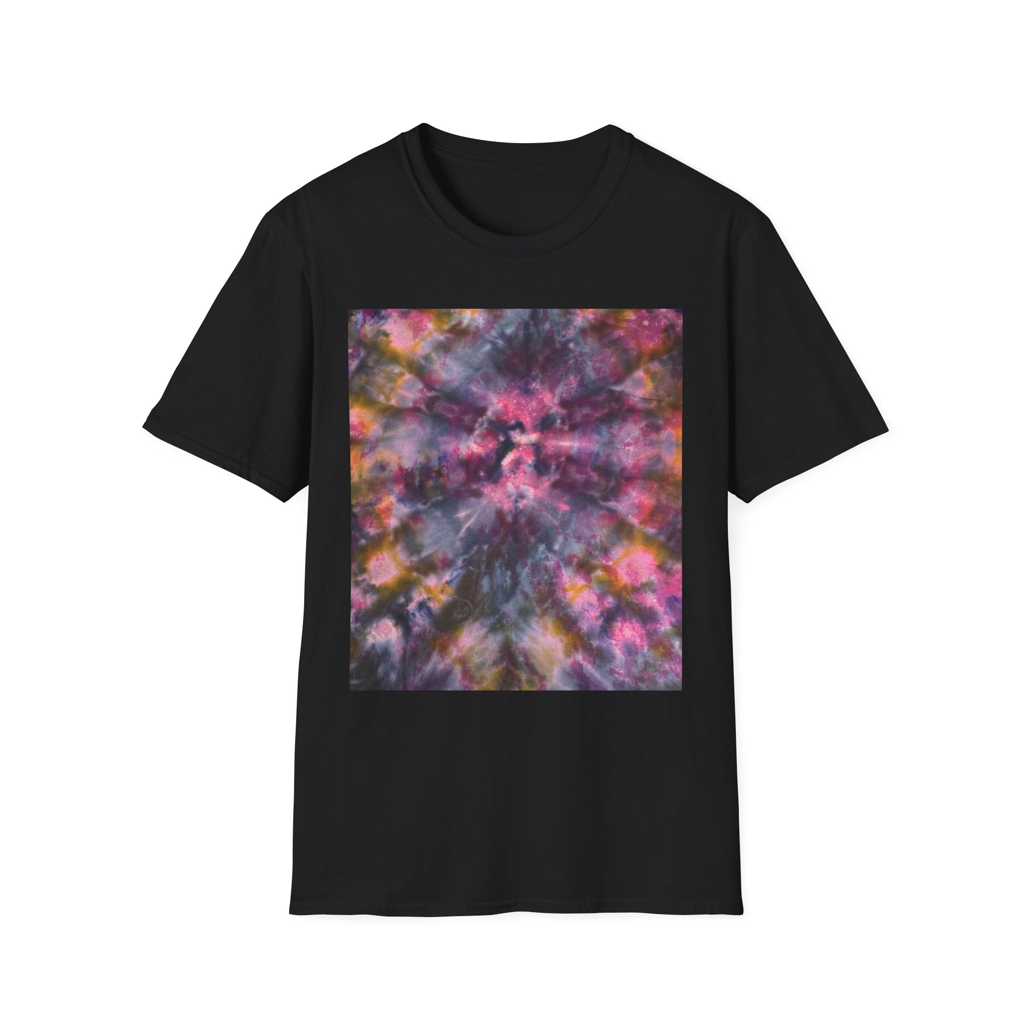 SUN DANCE CITATION: Heavenly Colorful Tie-Dye Unisex Softstyle T-Shirt | Fun Summer Vibe Tee, Festival Wear, Casual Style, Gift for Friends, Unisex Apparel