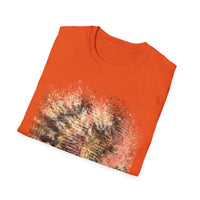 CAT SCRATCH FEVER:  Scratchy fun  vibe, Abstract Tie-Dye Unisex Softstyle T-Shirt | Bohemian Vibe, Casual Wear, Gift for Friends, Summer Fashion, Nature Lover Tee